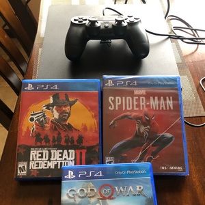 PlayStation 4 and Three Games